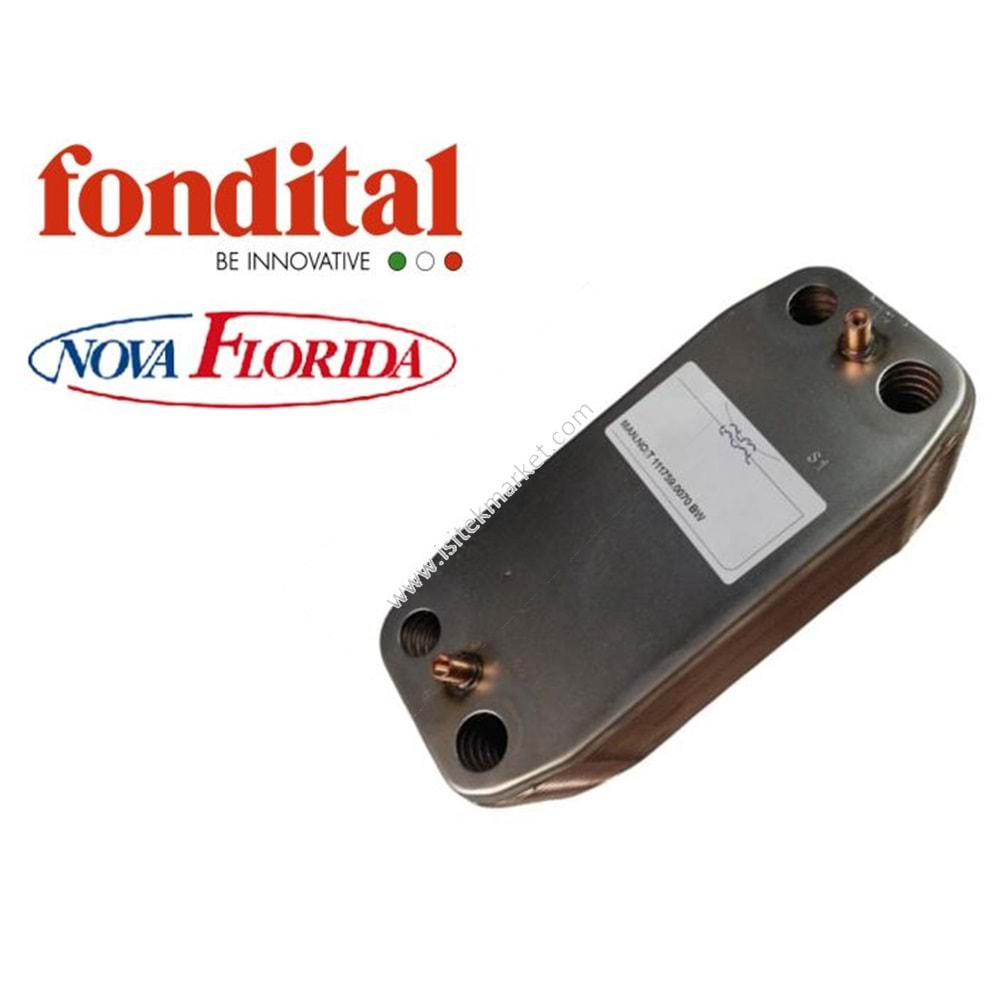 PLAKALI EŞANJÖR 26 PLK -148mm- FONDITAL NOVA FLORIDA 6SCAMPIA06