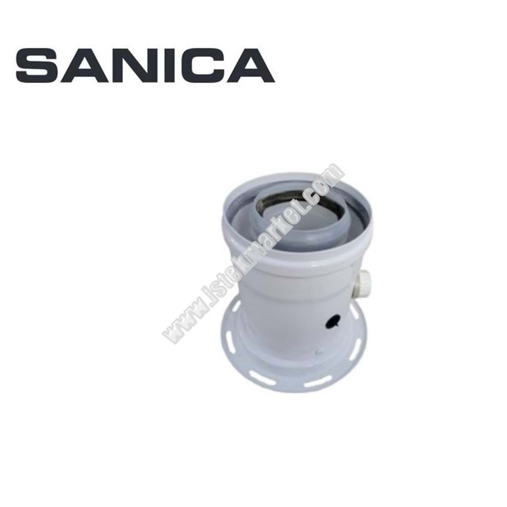 YOĞUŞMALI DİKEY BACA SETİ ADAPTÖRÜ SANICA 709-0039