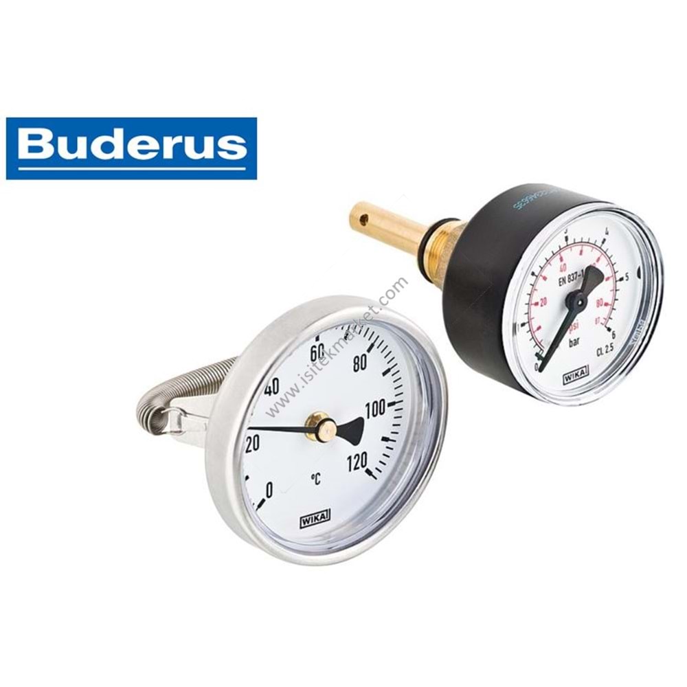 TERMO MANOMETRE BSC WORCESTER JUNKERS BUDR 7100148 U104W, U11x/12x