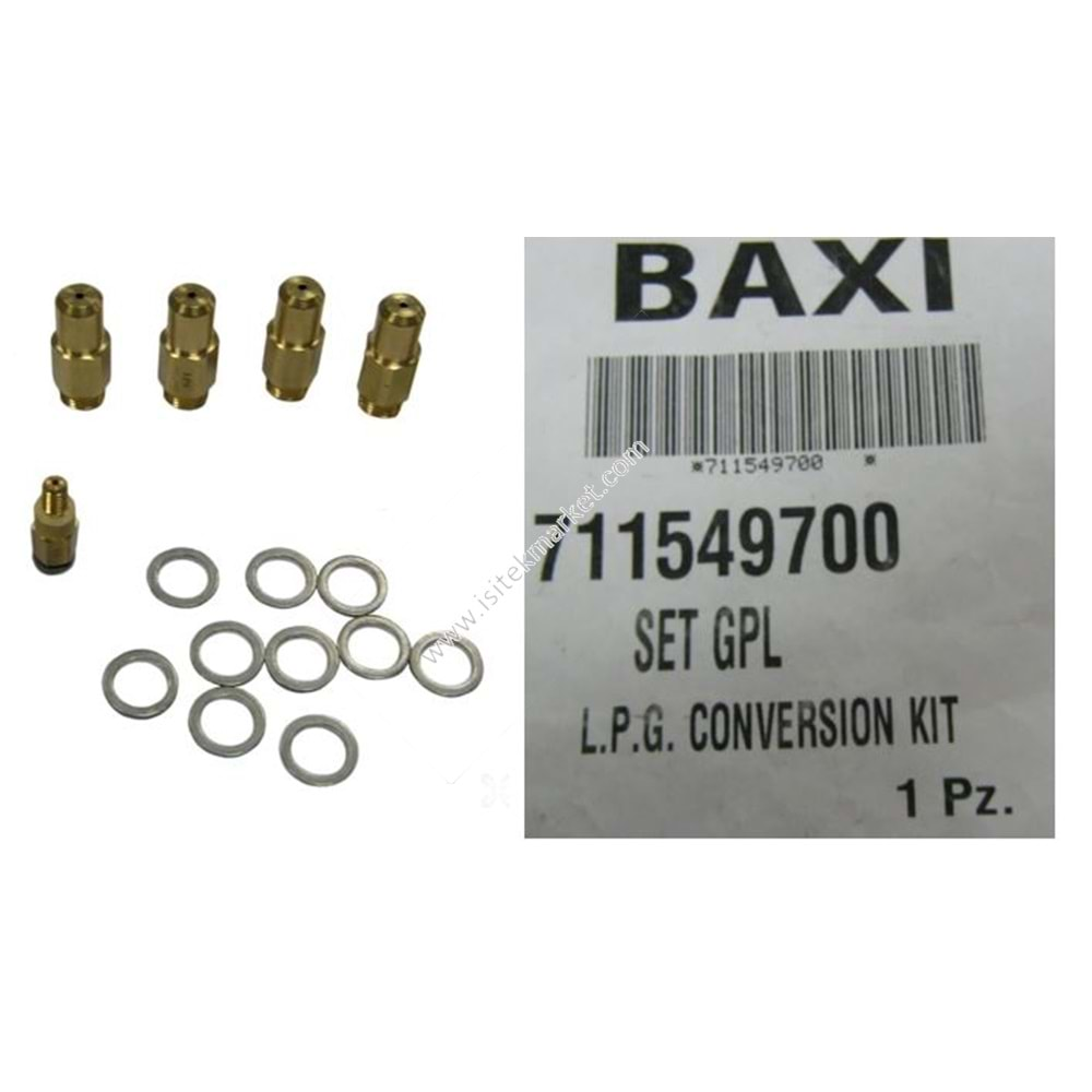 NOZZLE SET BAXI 711549700 GPL