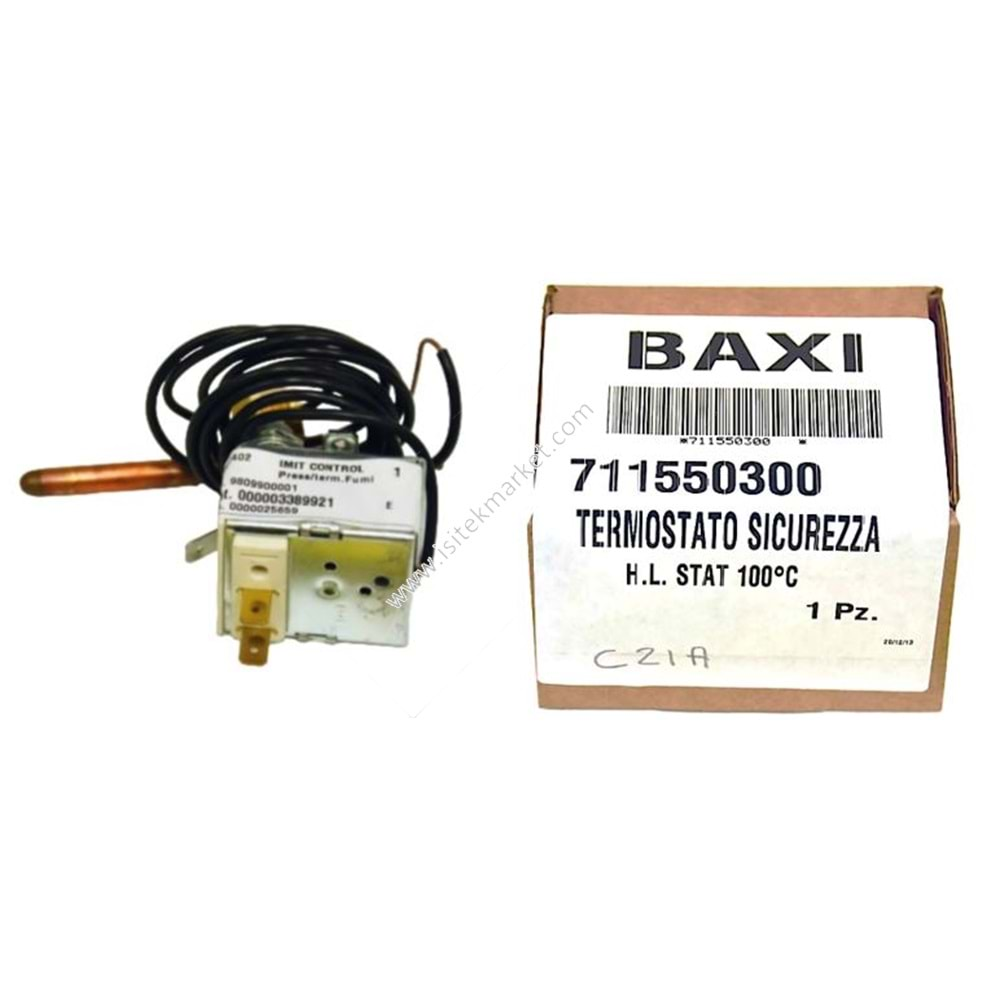 THERMOSTAT BAXI 711550300 100 C SLIM HPS 180 199 1110