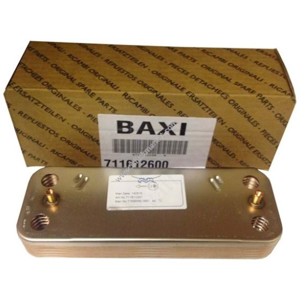 PLAKALI EŞANJÖR 10 PLK -166mm- BX 711612600 ECO FOUR ECO 3