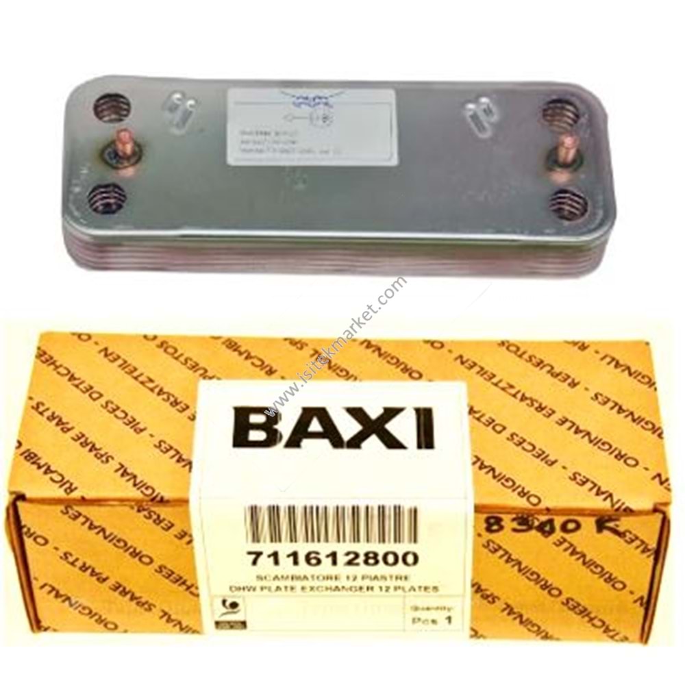 PLAKALI EŞANJÖR 12 PLK -166mm- BX 711612800 LUNA 3 BLUE LUNA 3 COMFORT