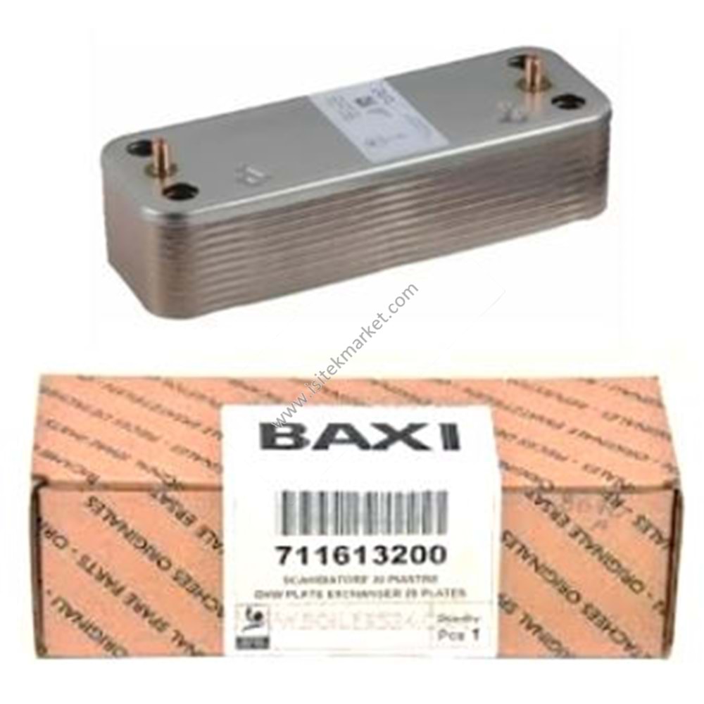 PLAKALI EŞANJÖR 20 PLK -166mm- BX 711613200 LUNA DUOTEC PRIME HT