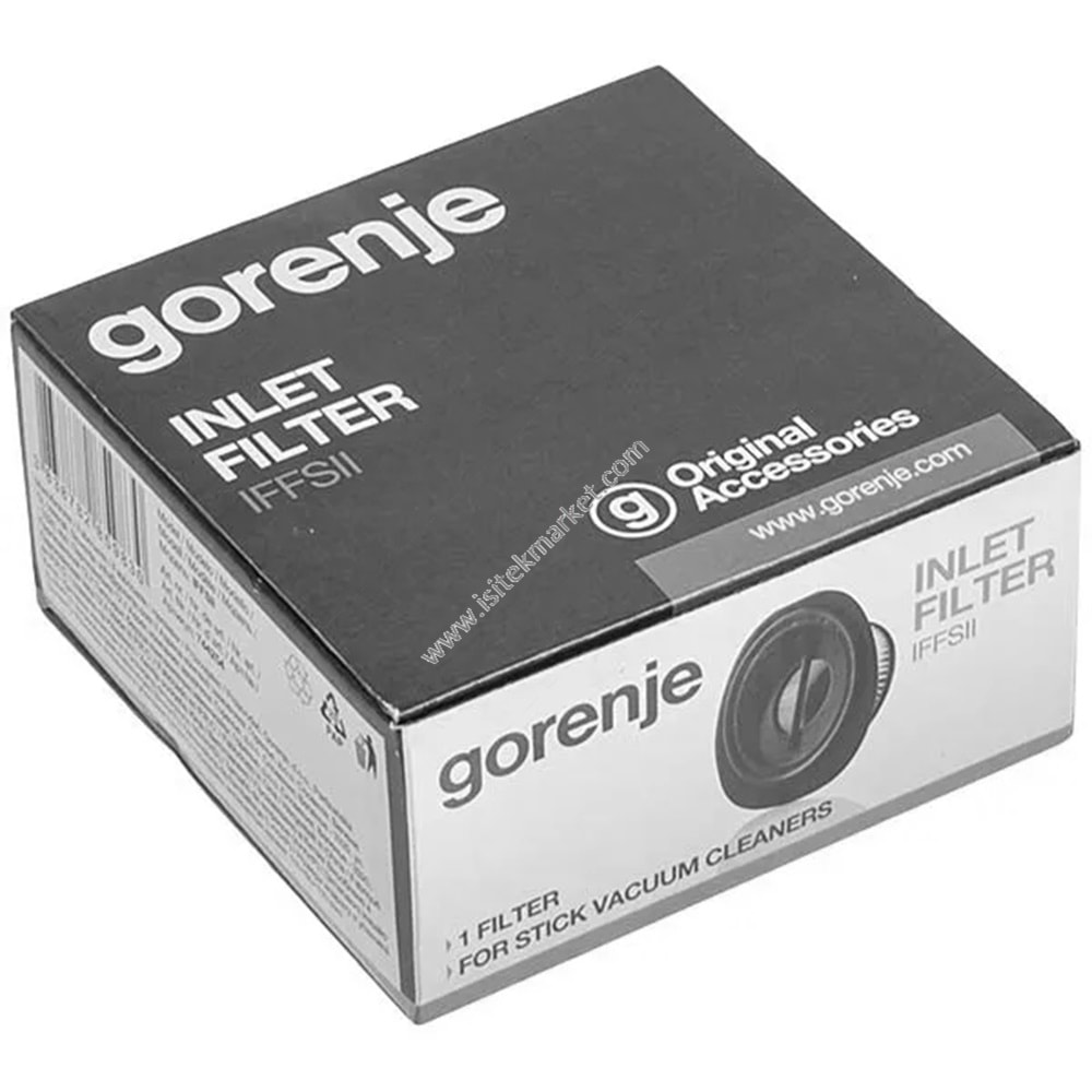 KABLOSUZ ELEKTRİKLİ SÜPÜRGE HEPA SÜPÜRGE FİLTRE GORENJE 744254