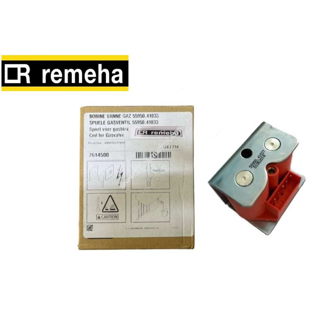 GAZ VALFİ BOBİNİ BAXI DE DIETRICH REMEHA BAYMAK LECTUS 7614500 EXCODE GV04