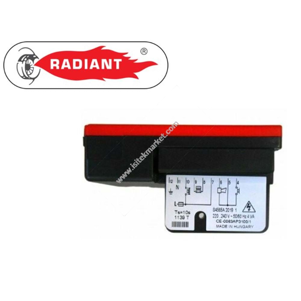 ATEŞLEME KARTI HONEYWELL S4565A2019 - RADIANT 76616LA