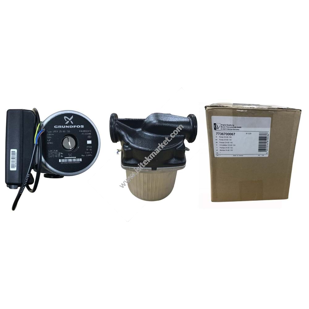 POMPA GRUNDFOS BSC 7736700067 BUDR WORCESTER JUNKERS UPER25-80 130