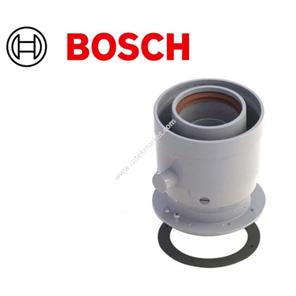 BACA ADAPTÖRÜ BOSCH JUNKERS WORCESTER BUDERUS 77369950750 Ø60/100