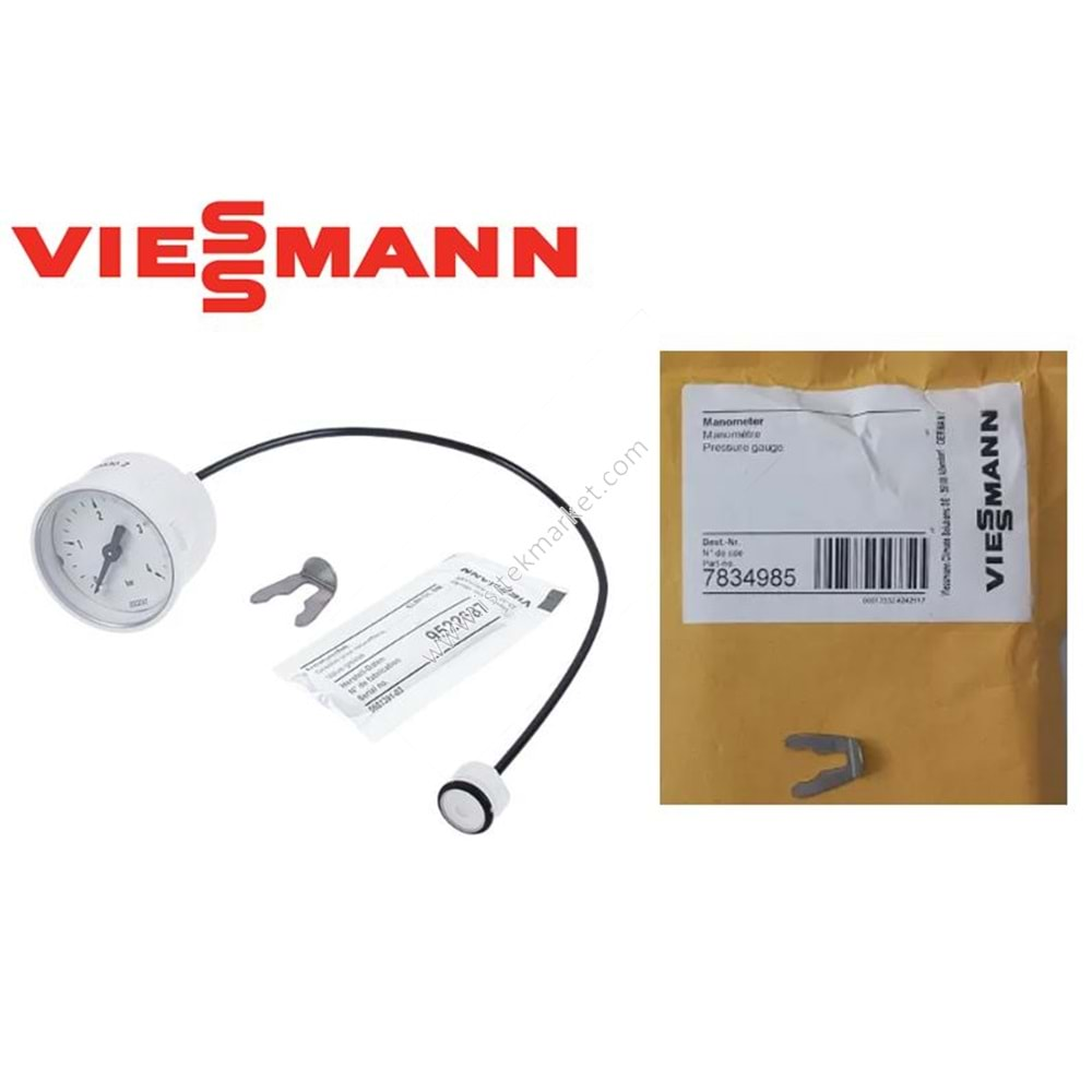 MANOMETRE VIESSMANN 7834985 VITOPEND WH1D, VITODENS WB1B