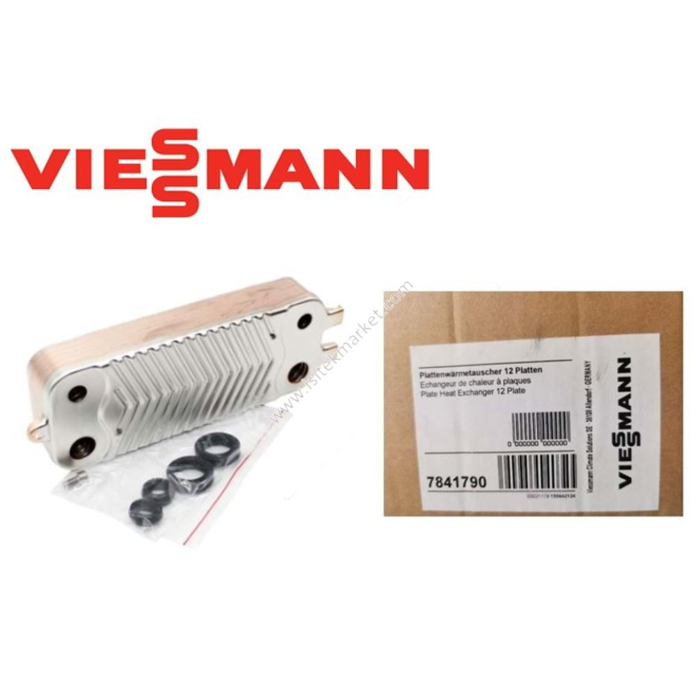 PLAKALI EŞANJÖR SWEP 12 PL VIESSMANN 7841790 VITODENS 050-W BPJD BPJC