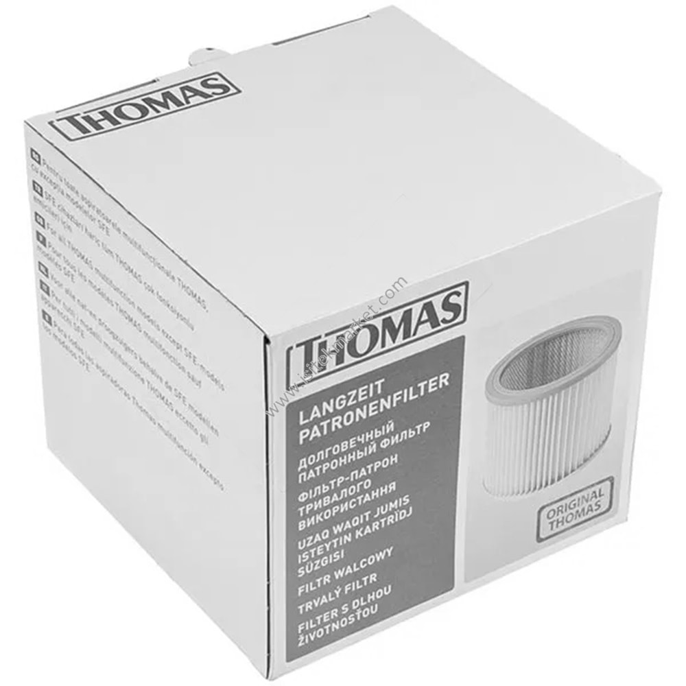 SÜPÜRGE THOMAS 787421 İÇIN SİLİNDİR MOTOR FİLTRE (KURU TEŞİZLİKASYON İÇİN)