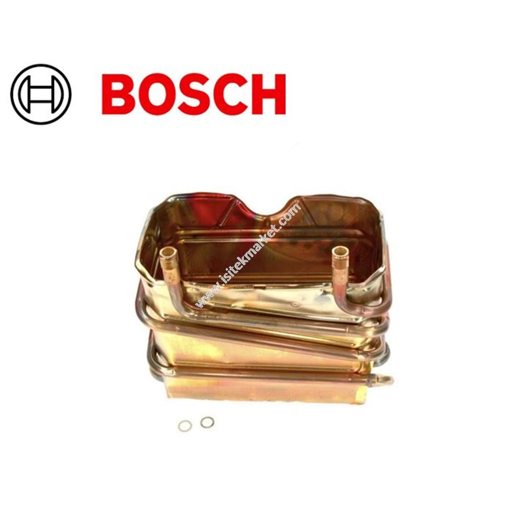 ANA EŞANJÖR BOSCH JUNKERS BUDERUS GAS 3000W ZW20KD/KE, ZW23KE 87054062040 8705406319 L 270 MM