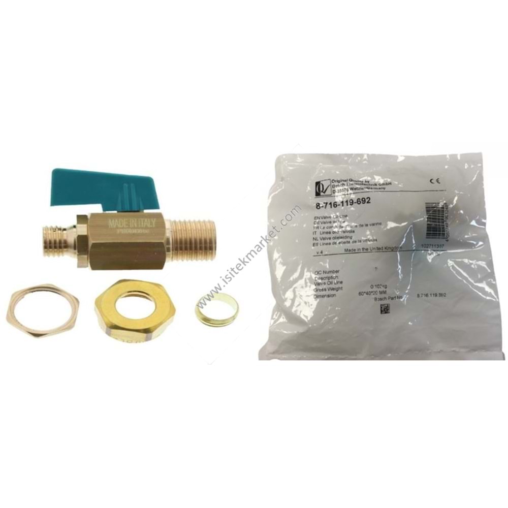 DOLDURMA MUSLUĞU BSC BUDR WORCESTER JUNKERS 87161196920 ZWSE