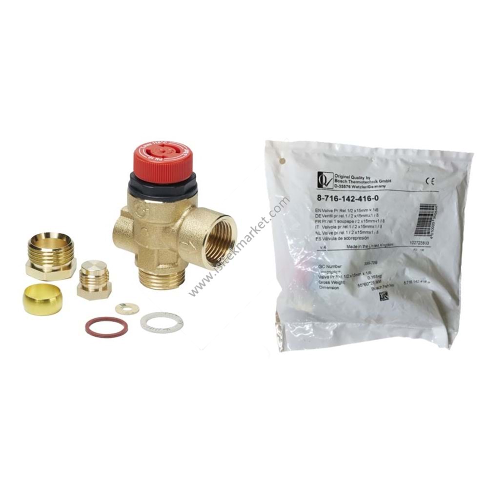 3 BAR EMNİYET VENTİLİ BSC WORCESTER 87161424160