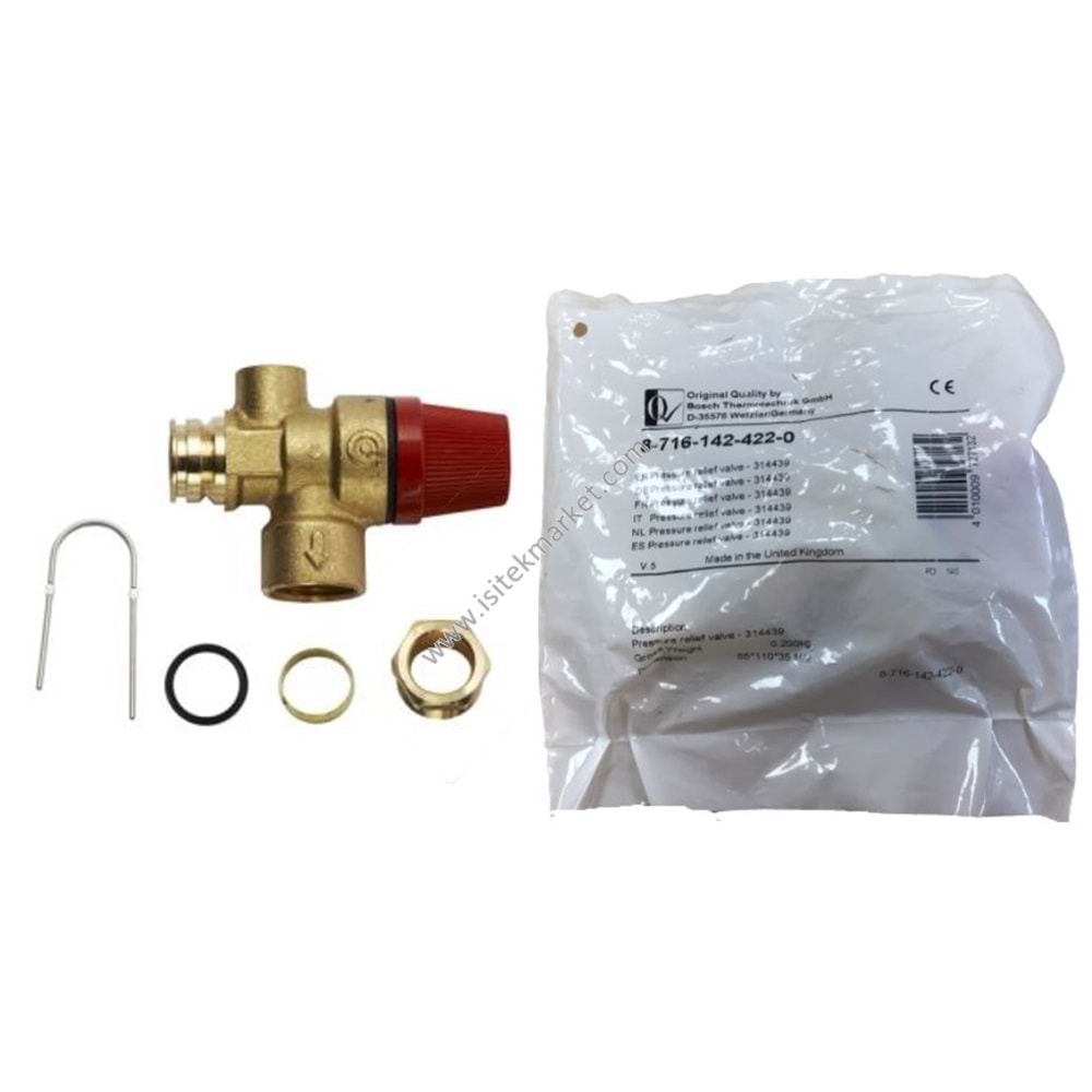 3 BAR EMNİYET VENTİLİ BSC WORCESTER 87161424220 314439