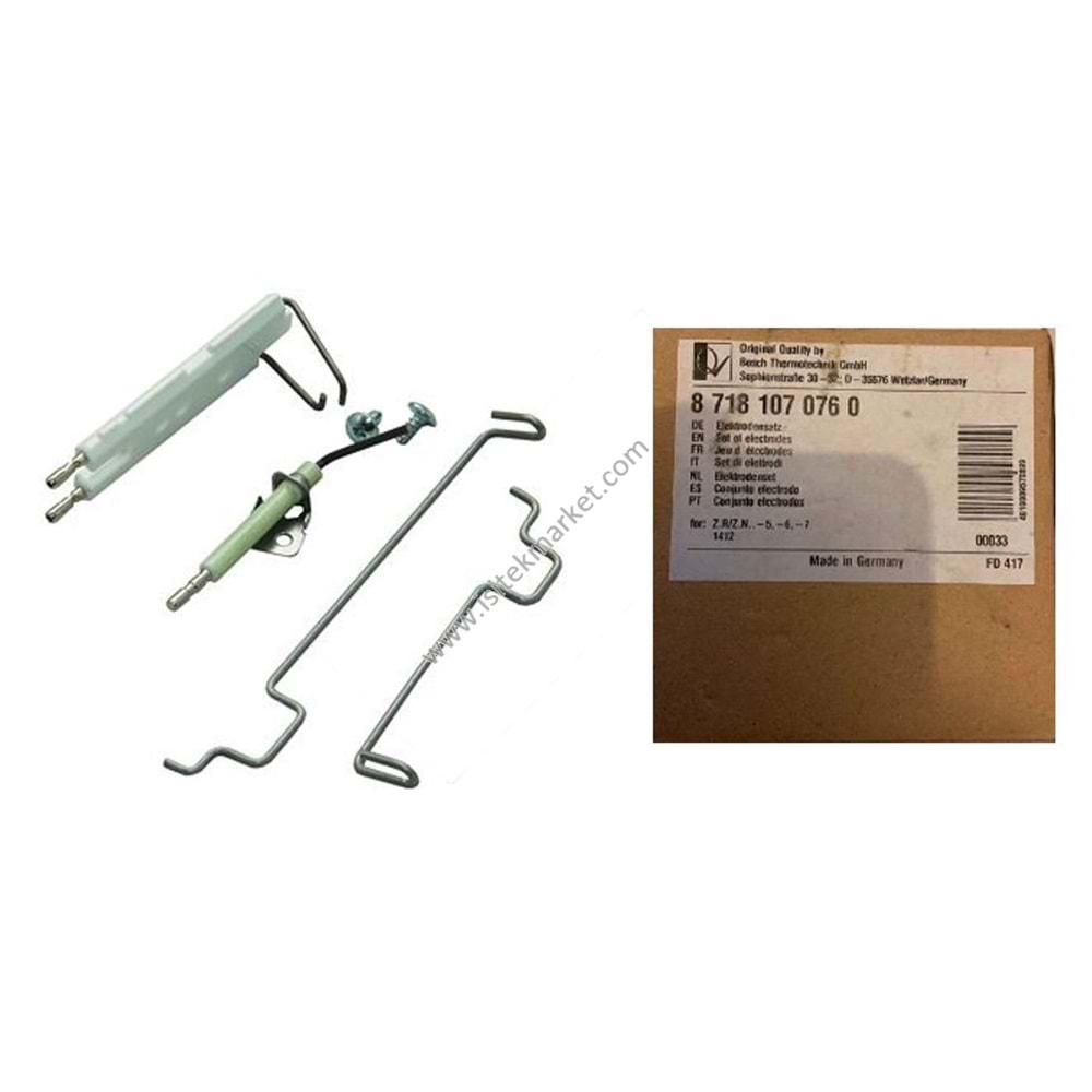 BUJİ ELEKTROD SETI BUDR BSC WORCESTER JUNKERS 87181070760 ZWR24-5KE