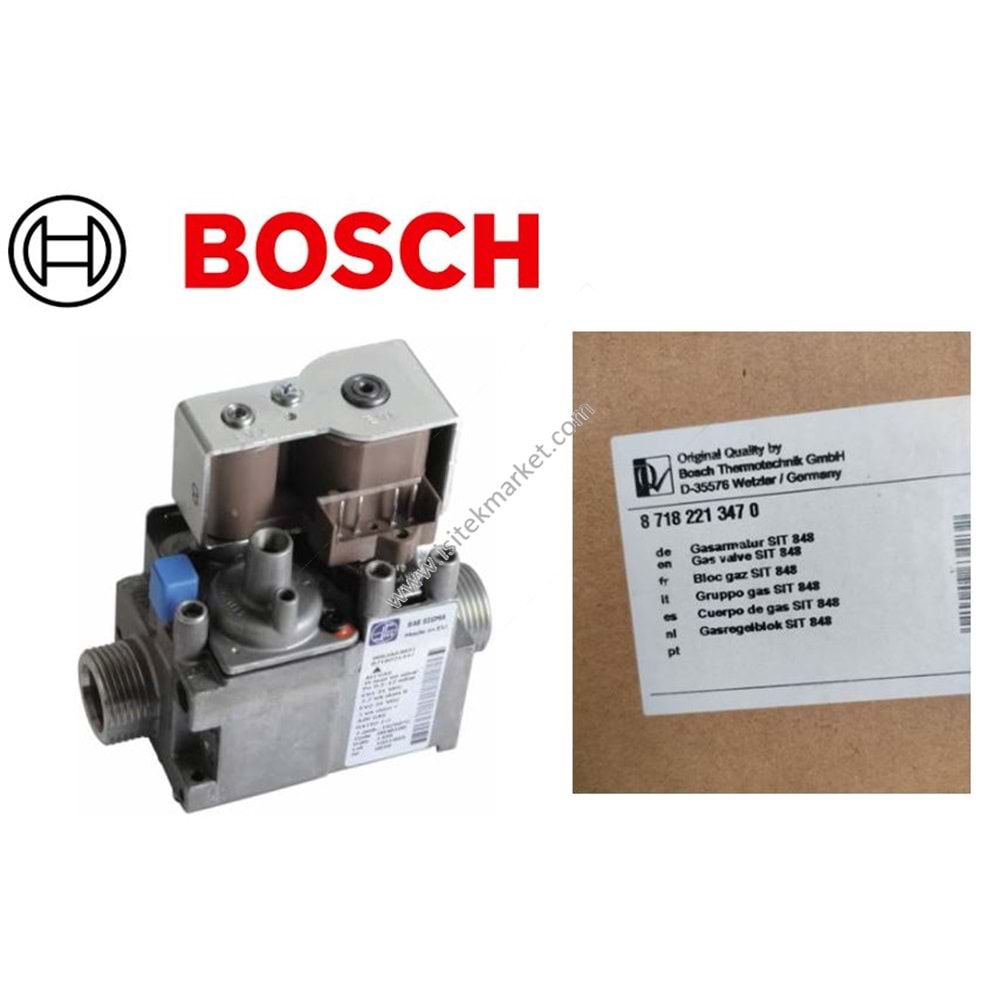 GAZ VALFİ SIT 848 BSC - 0.848.108 BSC JUNKERS WORCESTER ELM LEB 87182213470