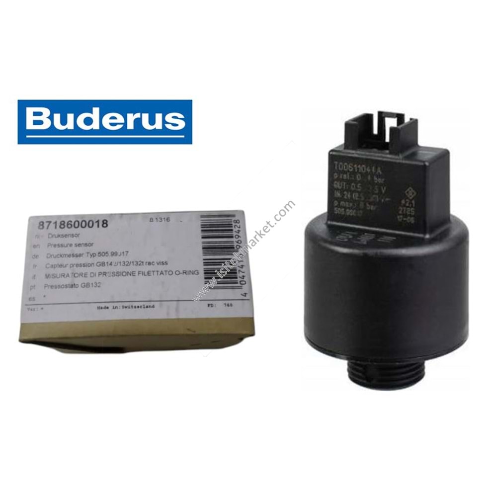 DÜŞÜK BASINÇ TRANSDÜSERİ HUBA BSC BUDR 87186000180 GB132 T GB142 BK13 W WU