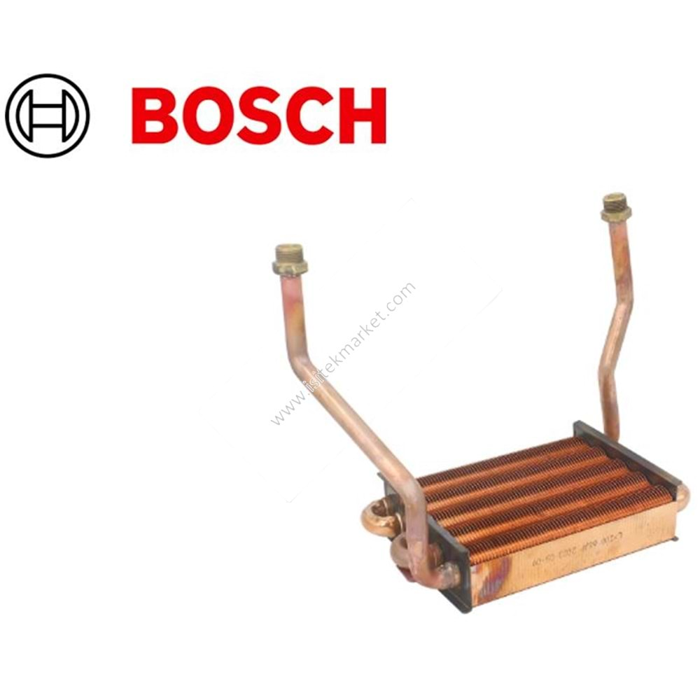 ANA EŞANJÖR BOSCH BUDERUS 87186446380 6000W U072 18 KW 195 mm