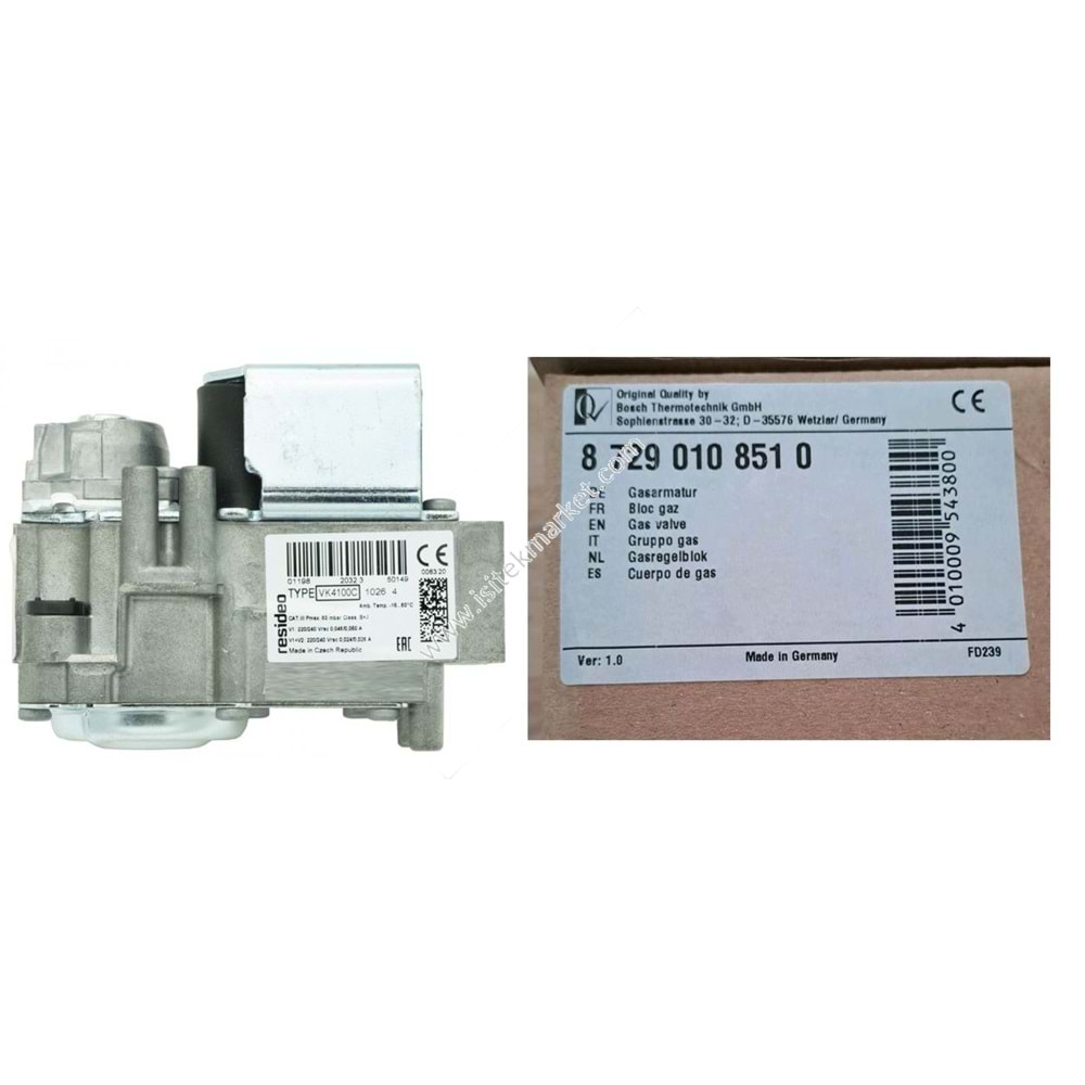 GAZ VALFİ HONEYWELL VK4100C1026U BUDERUS 87290108510 SUPRALINE K14/56-8E/EC