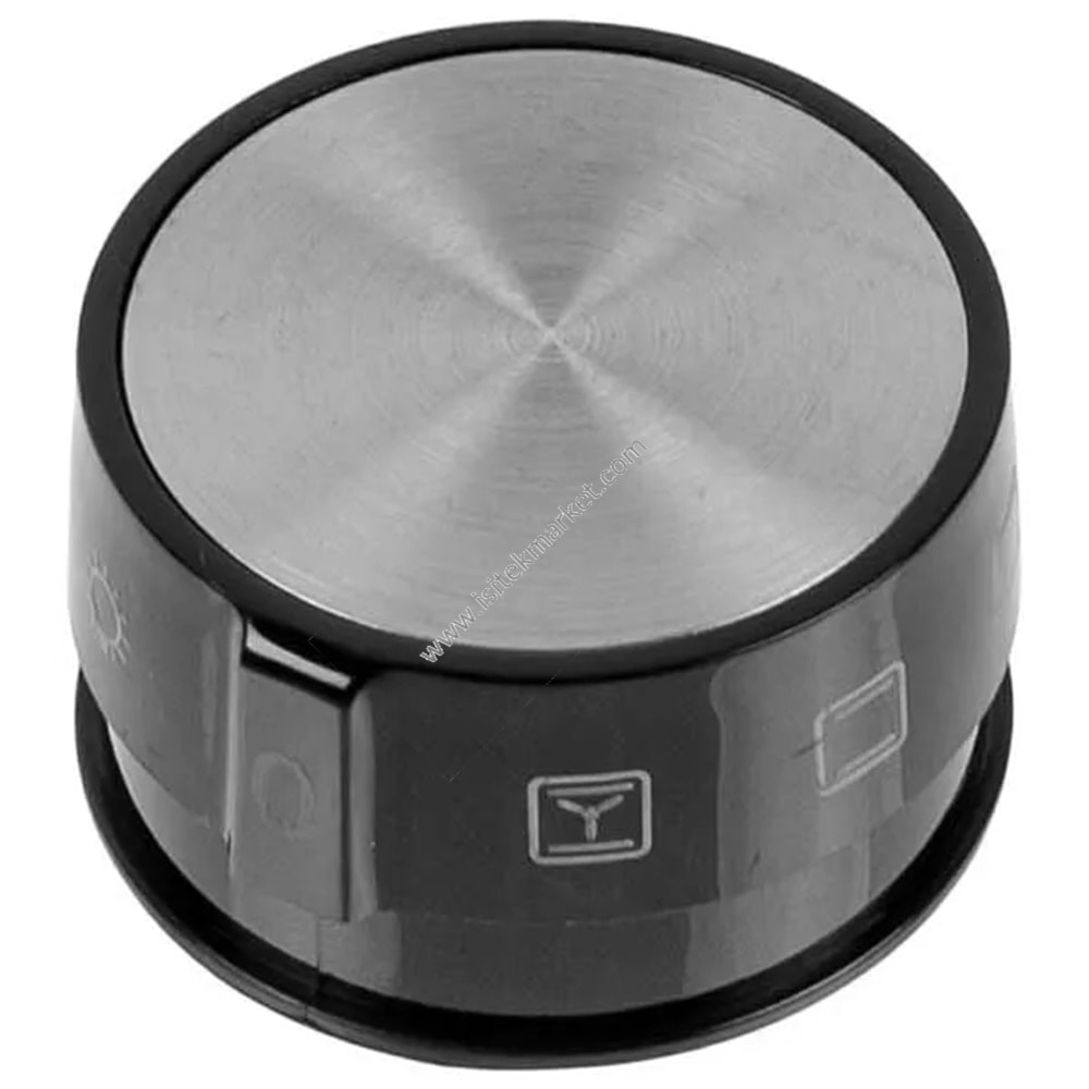 HANSA 9064989 OCAĞI İÇİN FIRIN MODU AYAR DÜĞMESİ (SİYAH)