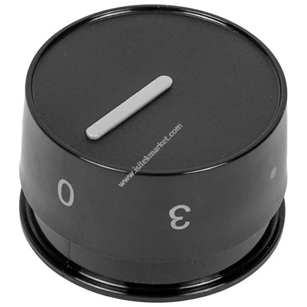 COOKTOP HANSA İÇİN AYAR DÜĞMESİ 9074573 SİYAH