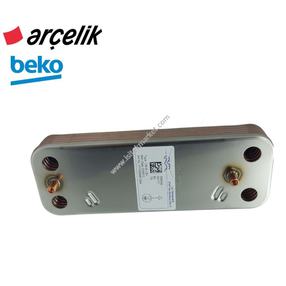 PLAKALI EŞANJÖR 10 PL 2071206 ARÇELİK BEKO 9191012891 DGK 20 KK LCD