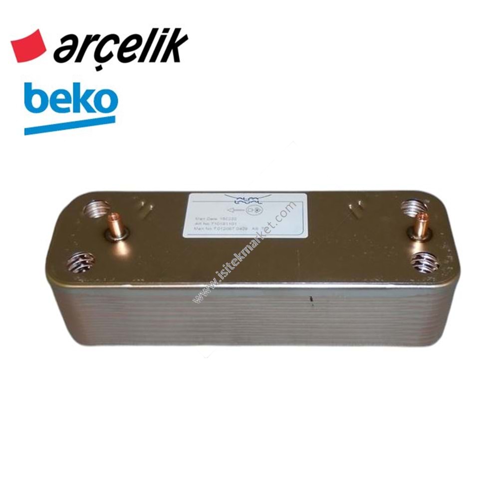 PLAKALI EŞANJÖR 20 PL ARÇELİK BEKO 9191013374