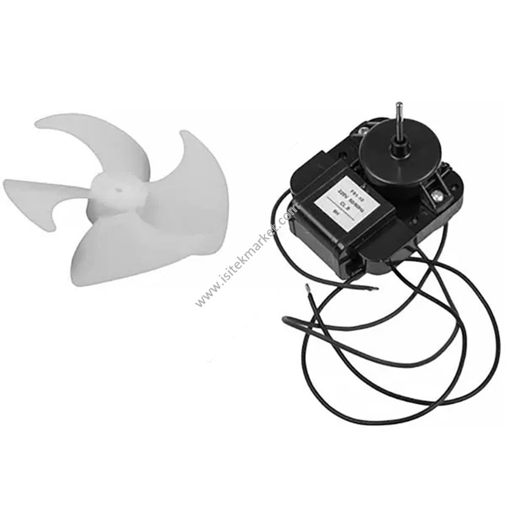 CANDY BUZDOLABI FAN MOTORU + BIÇAK F61-10 92129063