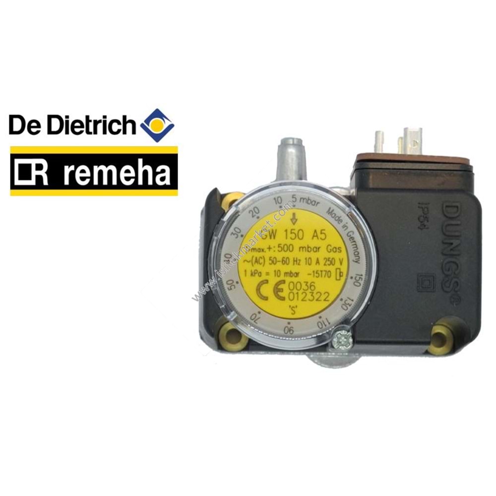 BASINÇ ANAHTARI DUNGS - GV 150 A5 DE DIETRICH 97646001