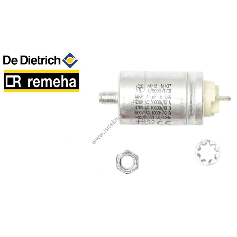 KONDANSATÖR 4MF BX REMEHA DE DIETRICH 97955489