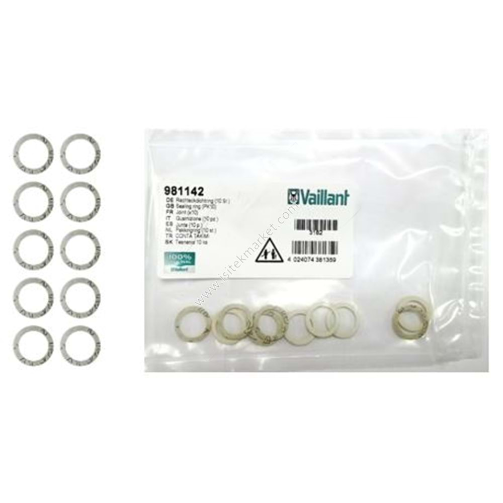 SIZDIRMAZLIK CONTASI VAILLANT 981142 10 ADET 1/2