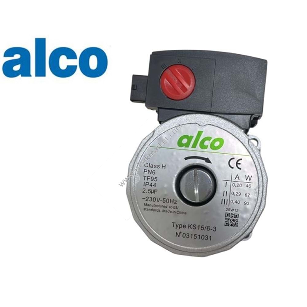 POMPA MOTORU ALCO WILO MUADİLİ KS 15/6 -3 93 WATT -