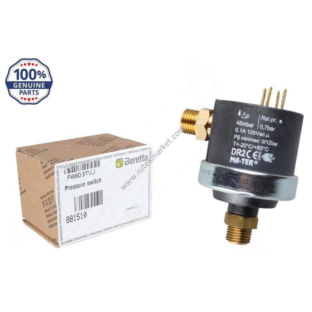 DÜŞÜK BASINÇ SWITCH MATER 1/8 BRT B81510