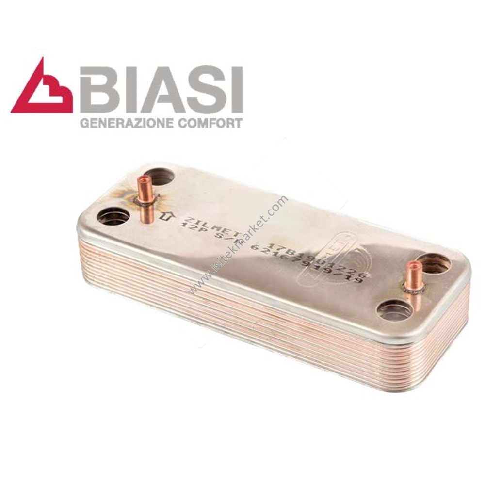 PLAKALI EŞANJÖR ZİLMET 17B1901226 12 PLK -148mm- BIASI BI1181122