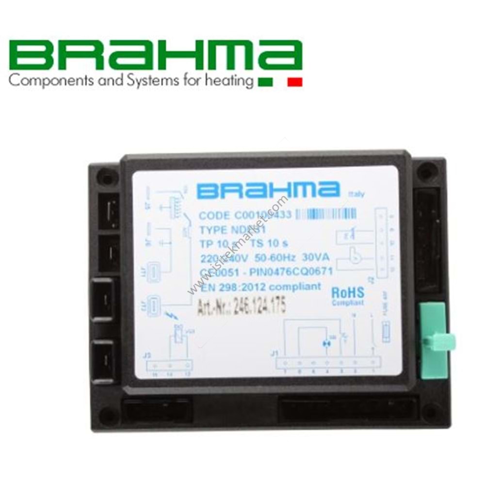 BRAHMA ATEŞLEME KARTI C00100433 NDE31