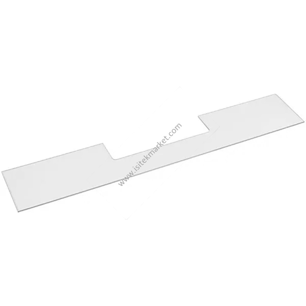 SEBZE ÇEKMECESİNİN ÜSTÜNDEKİ RAF WHİRLPOOL C00523381 (CAM) 610X108MM