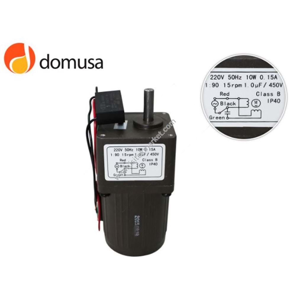 DOMUSA MOTOR CFOV000127 1/90 15 RPM 10W