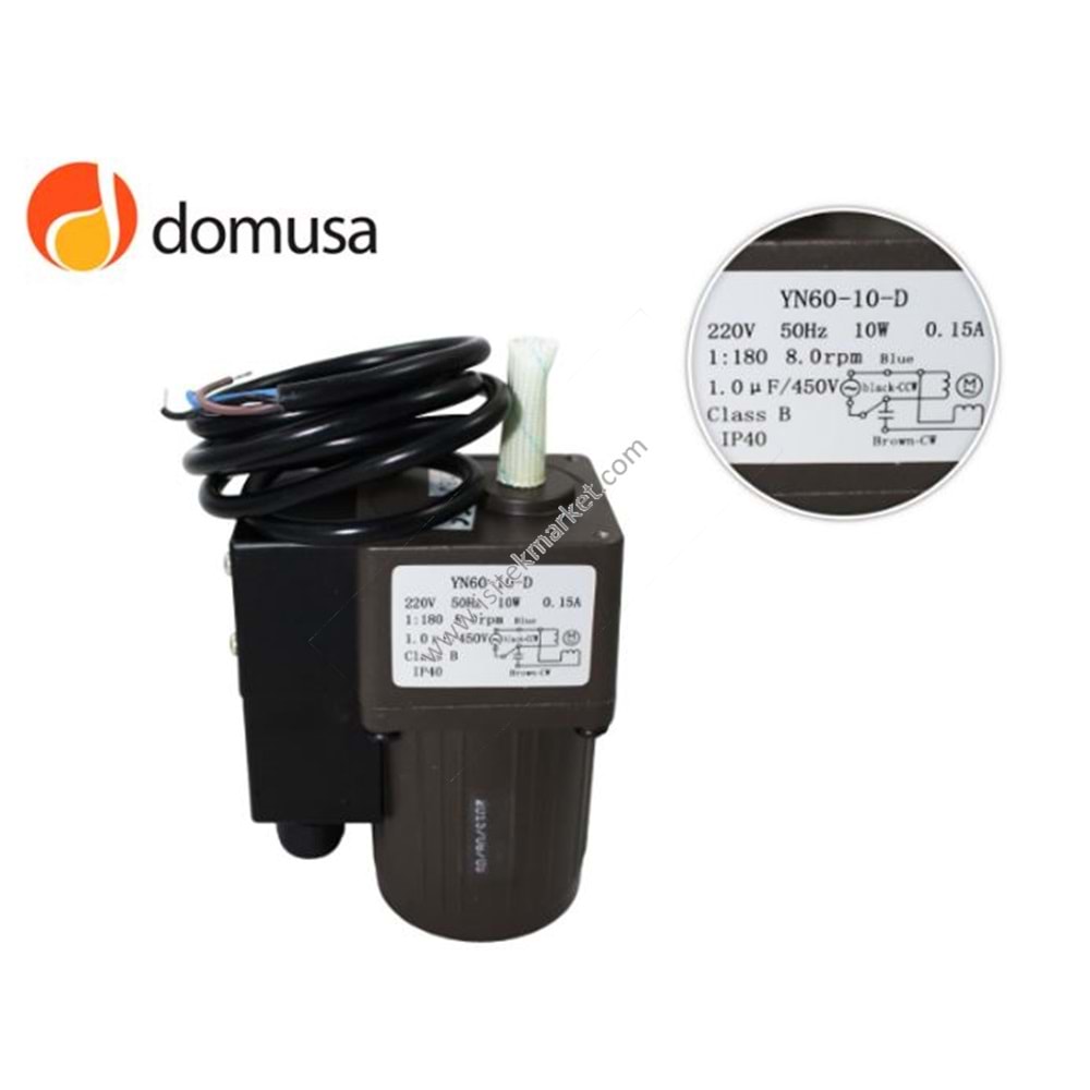 DOMUSA MOTOR CFOV000134 YN60 220V 50Hz. 10W 0.35A