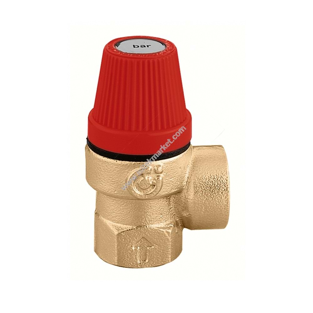 6 BAR EMNİYET VENTİLİ CALEFFI 1/2