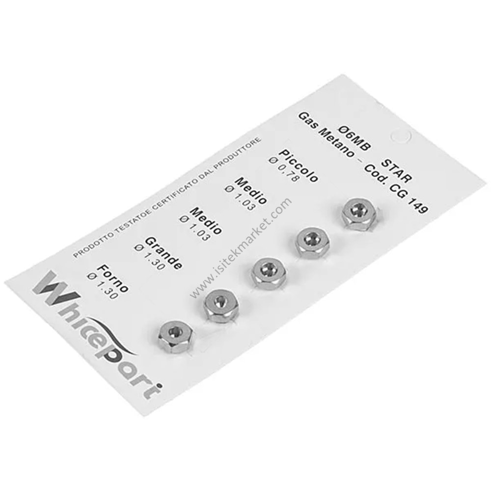 WHİCEPART GAZ OCAĞI COD. CG149 BURNER NOZUL SETİ