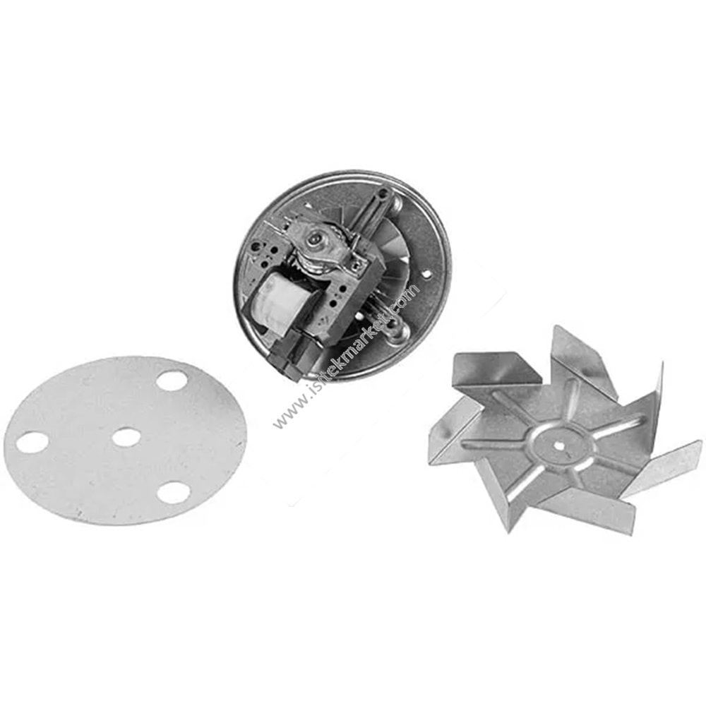 FIRIN FAN MOTORU + KANAT COK401UN 220V 30W L ŞAFT=35MM (EVRENSEL)
