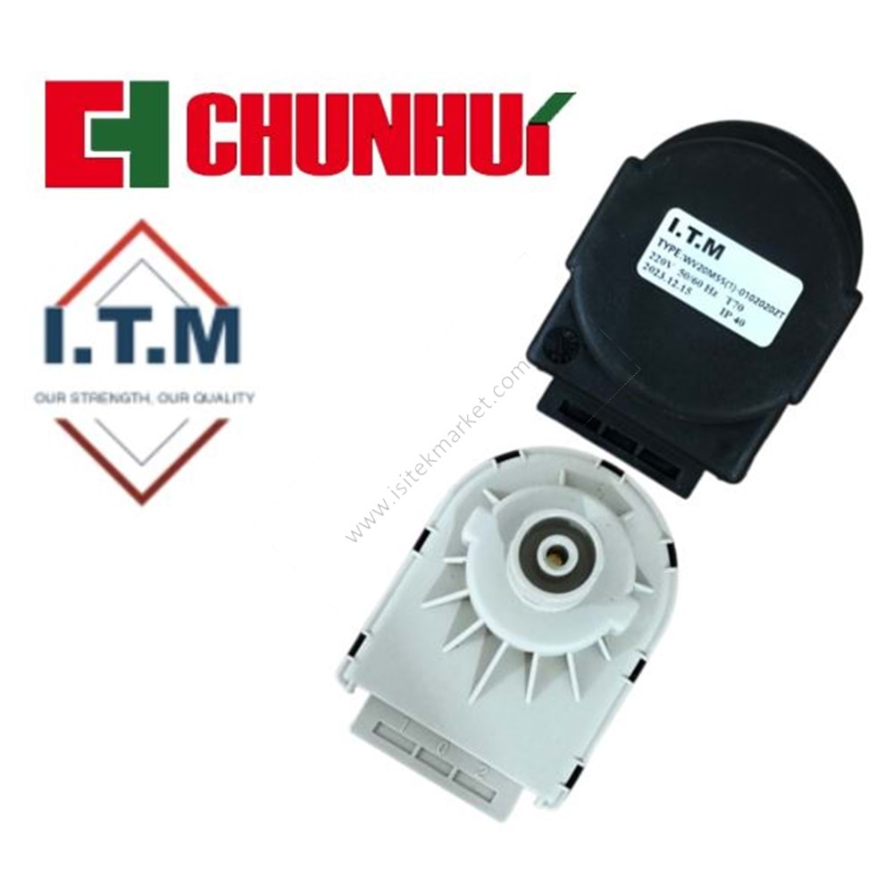 VANA MOTORU 220V 50Hz - ITM- ARS - 61302483-01 10MM 220V CHUNHUI CHINA