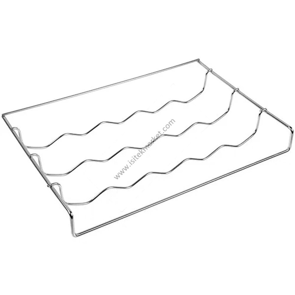 BUZDOLABI İÇİN ŞİŞE RAFI SAMSUNG DA75-00266A 440X295X70MM (KROM KAPLAMALI)