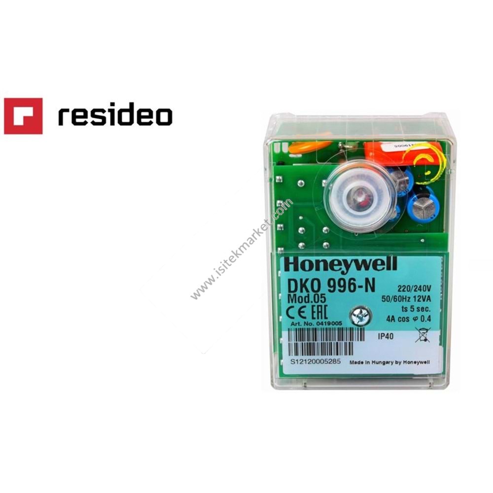 BRÜLÖR OTOMATİĞİ SATRONIC HONEYWELL DKO996-N MOD.05 0419005