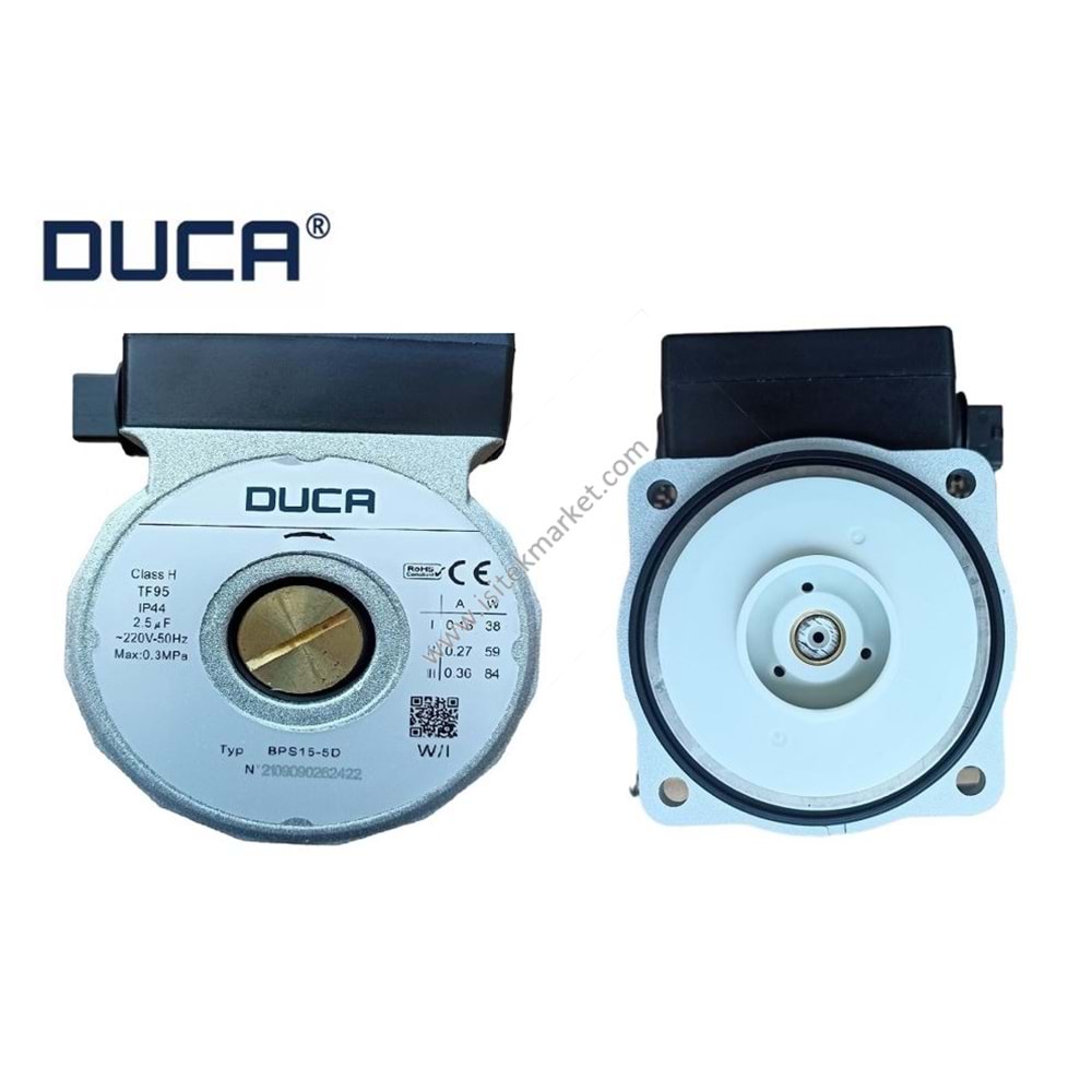 POMPA DC WILO TİP MOTOR 15-5 BPS 15 5D WL. 84 W GENİŞ ÇANAK