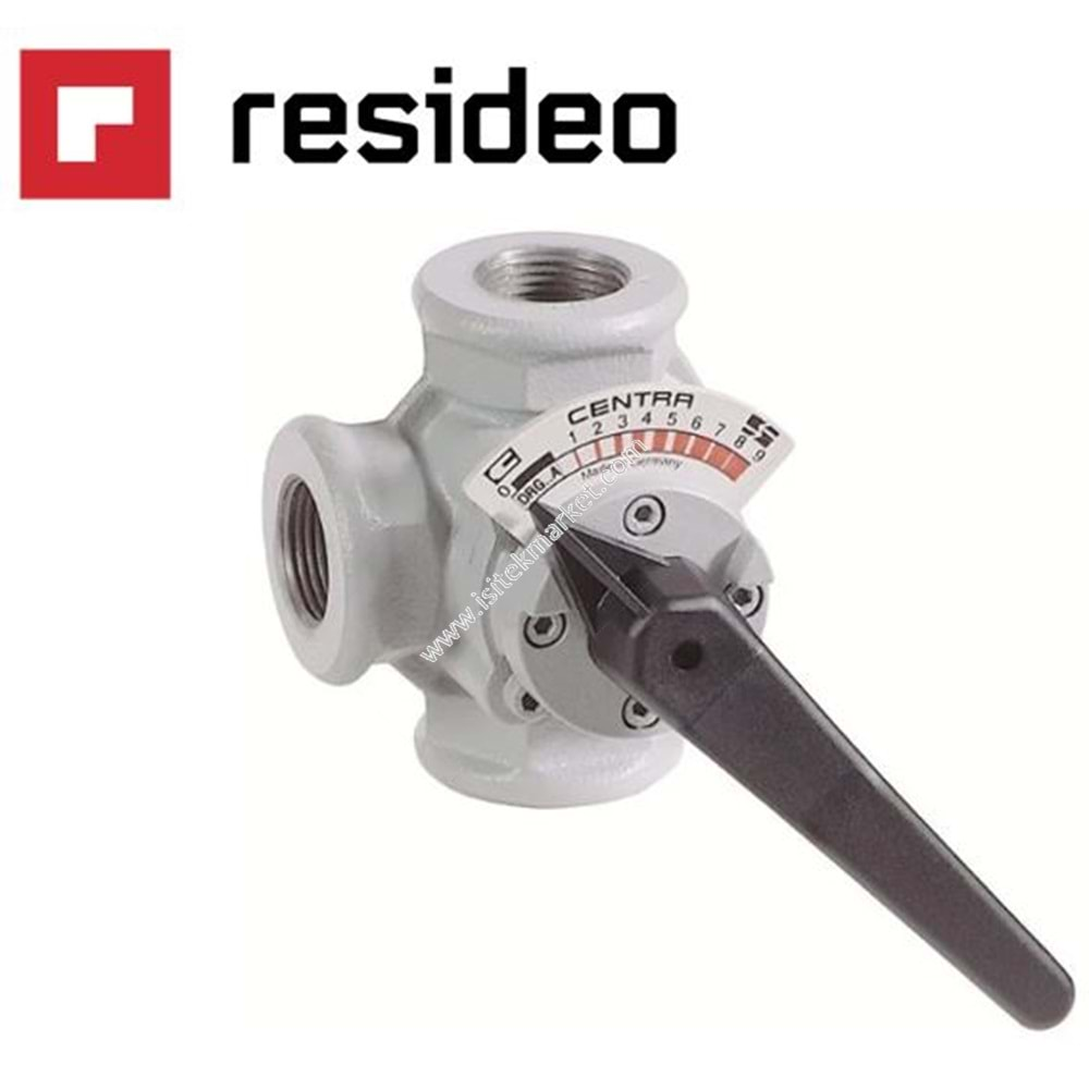 REKORLU ROTARY 3 YOLLU VANA GÖVDESİ DN40 HONEYWELL DR40GMLA