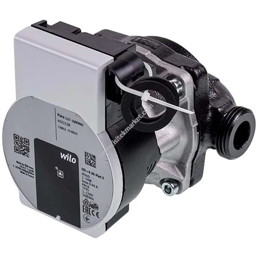 FREKANS KONTROLLÜ SİRKÜLASYON POMPASI MOTORU WILO PARA 15-130/7-50/IPWM1-3 ELEKTRİKLİ KOMBİ KOSPEL 02086 İÇİN