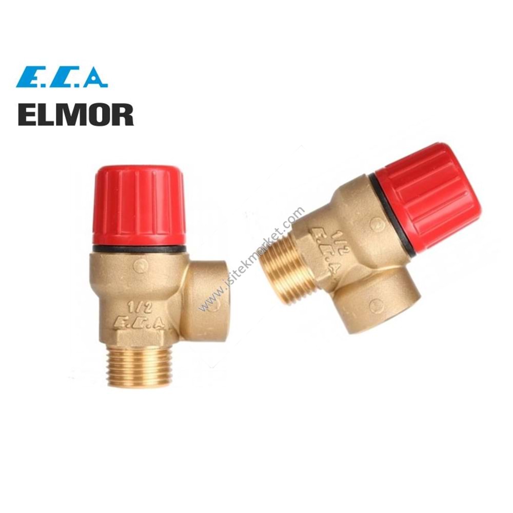 3 BAR EMNİYET VENTİLİ E.C.A 1/2 1/2 M